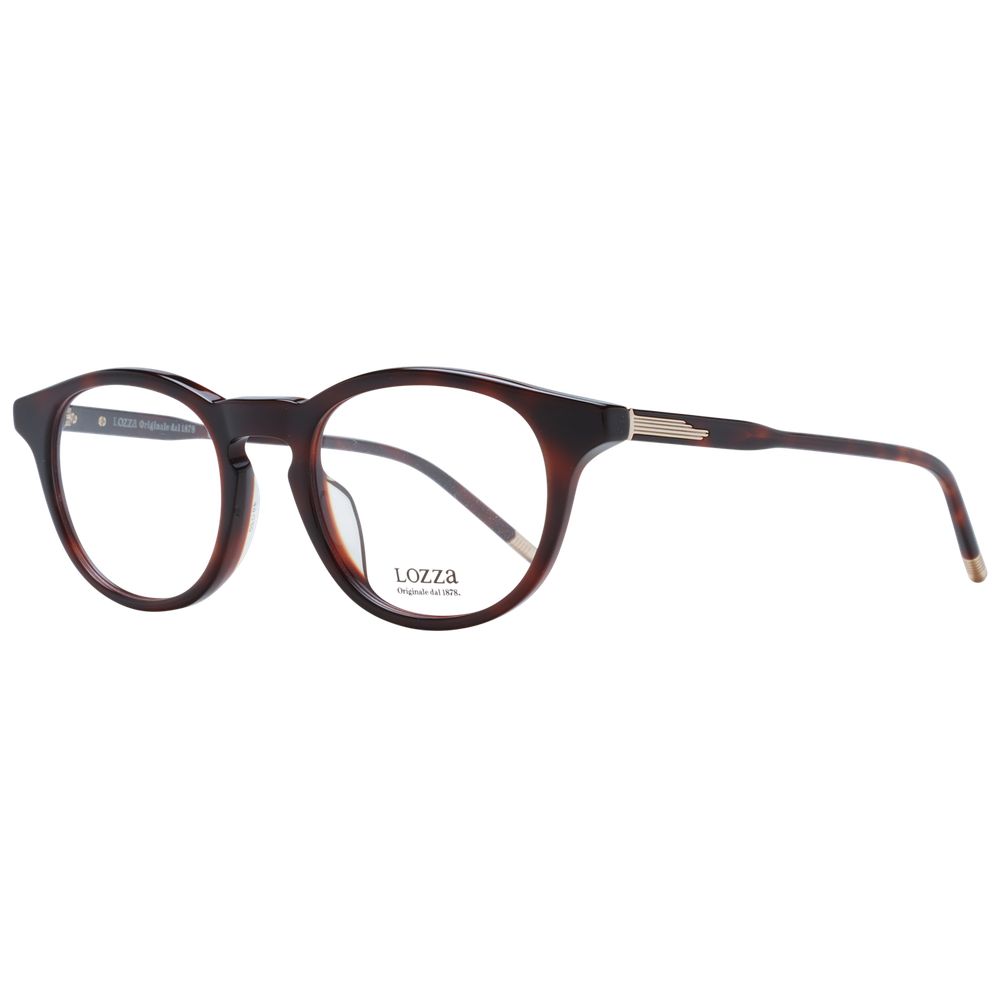 Lozza Brown Acetate & Plastic Glasses Men's (Frames)