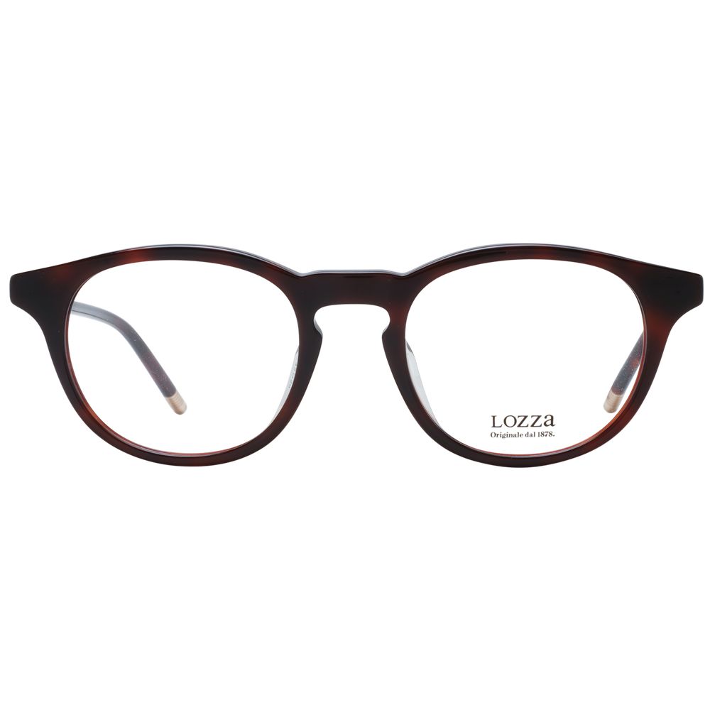 Lozza Brown Acetate & Plastic Glasses Men's (Frames)