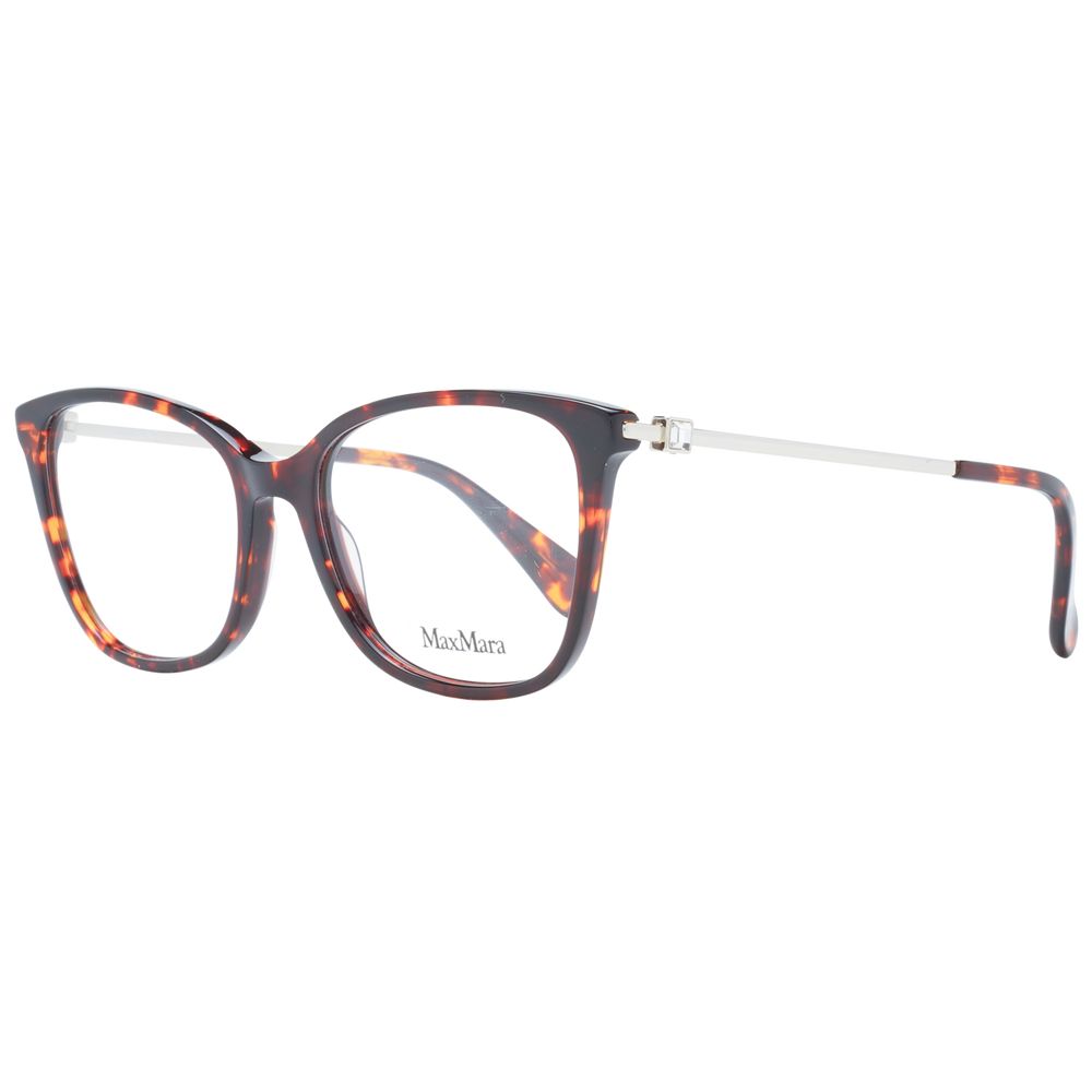 Max Mara Brown Plastic Glasses Women's (Frames)