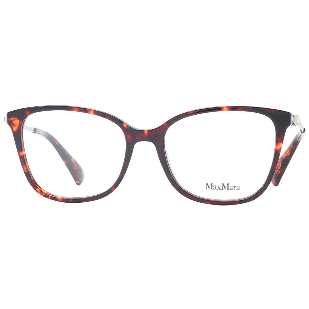 Max Mara Brown Plastic Glasses Women's (Frames)