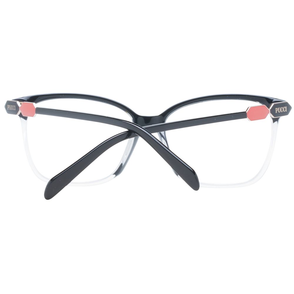 Emilio Pucci Black Plastic Glasses Women's (Frames)