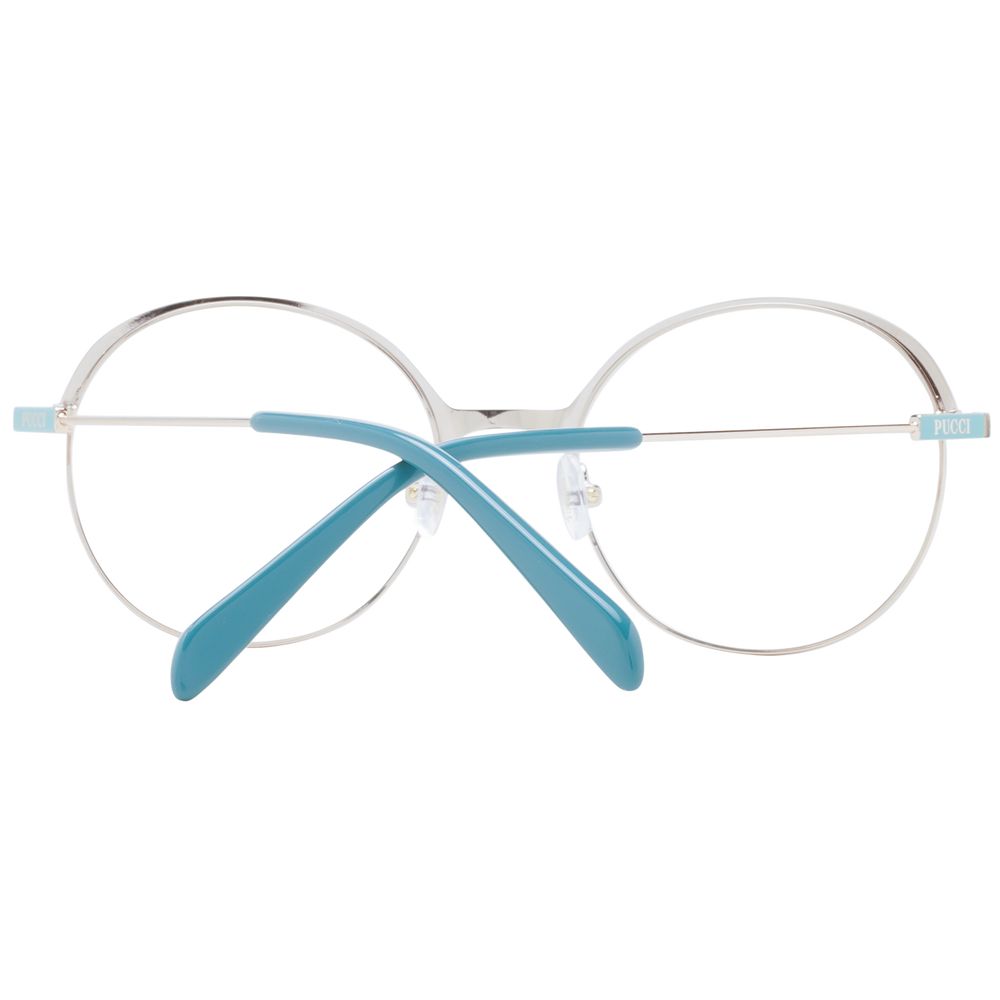 Emilio Pucci Turquoise Metal Glasses Women's (Frames)
