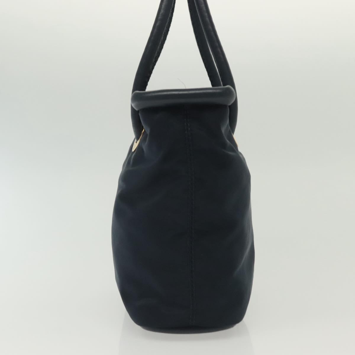 Celine Handbag Nylon Navy Nylon Handbag (Pre-Owned)