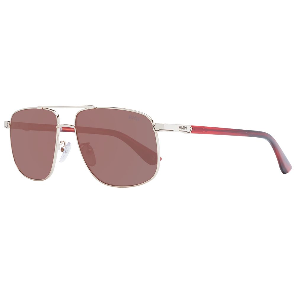 BMW Rose Gold Metal Men's Sunglasses