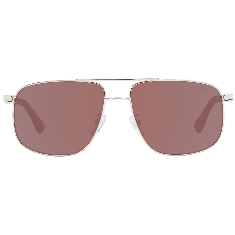 BMW Rose Gold Metal Men's Sunglasses