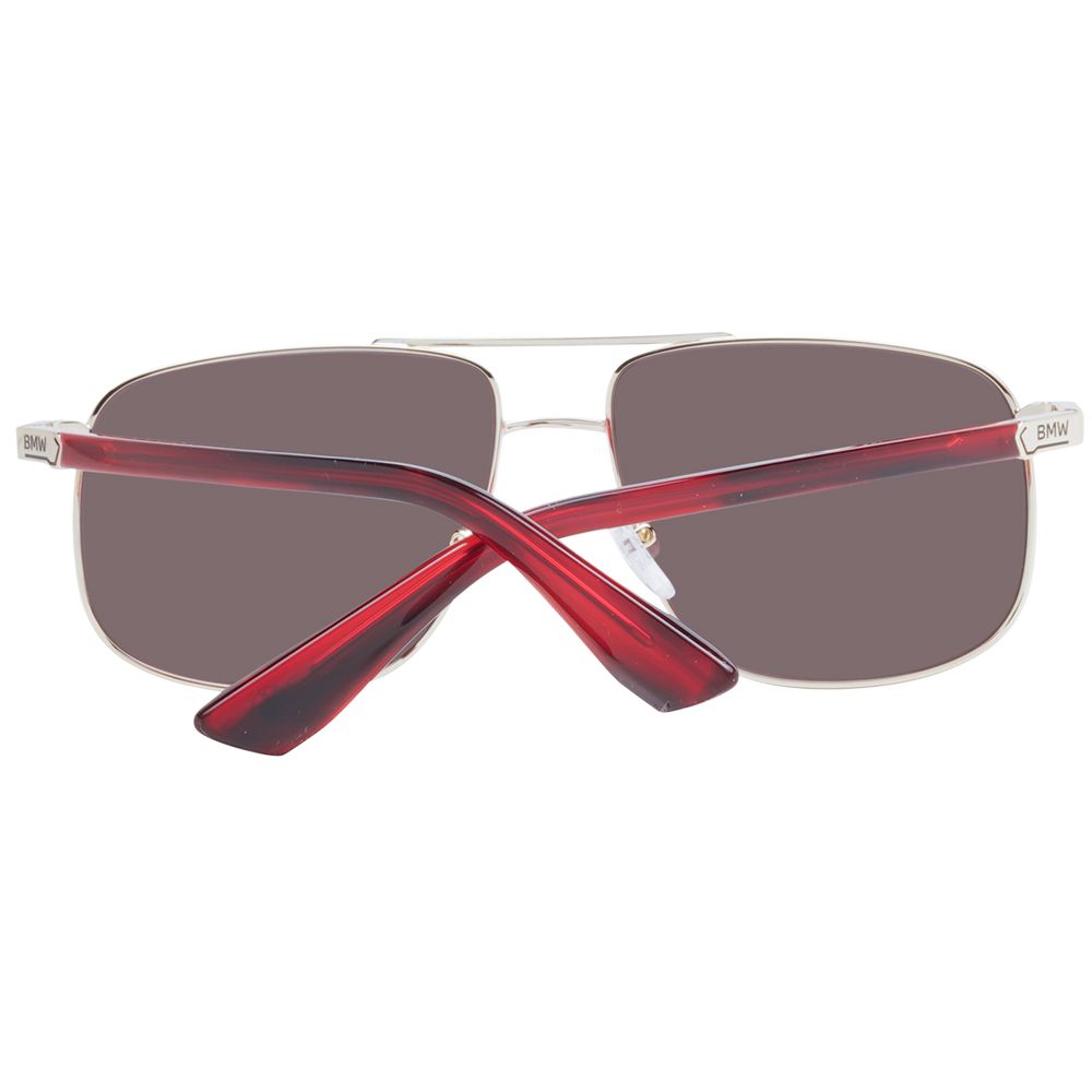 BMW Rose Gold Metal Men's Sunglasses