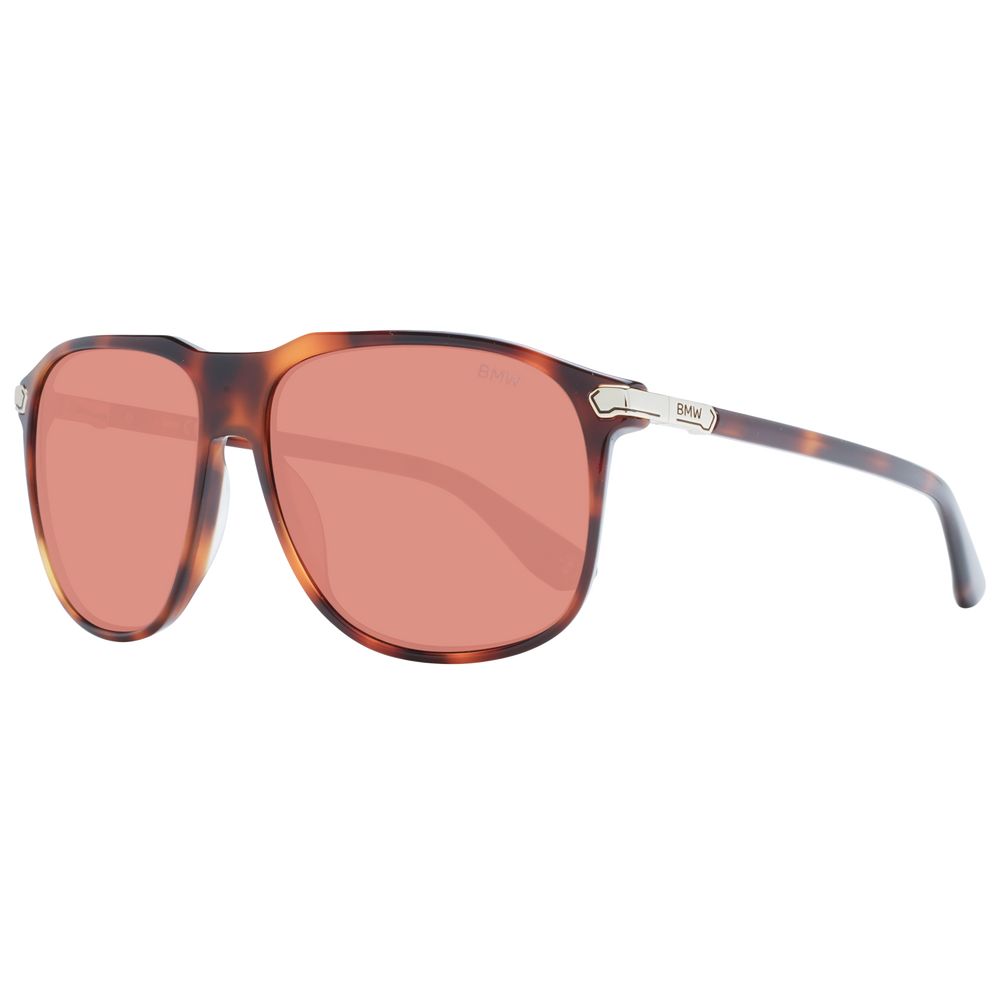 BMW Brown Plastic Men's Sunglasses