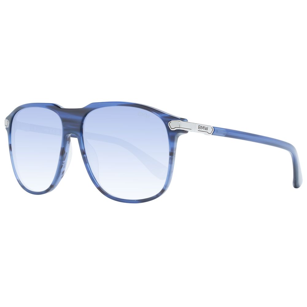 BMW Blue Plastic Men's Sunglasses