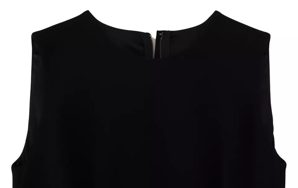Dolce & Gabbana Black Women's Sheath Flare Viscose Women's Dress (Pre-Owned)