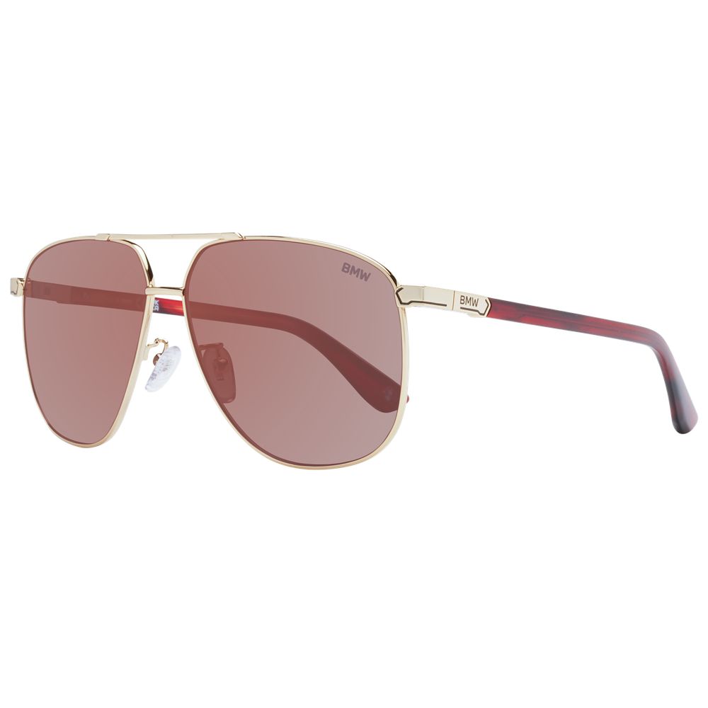 BMW Gold Metal Men's Sunglasses