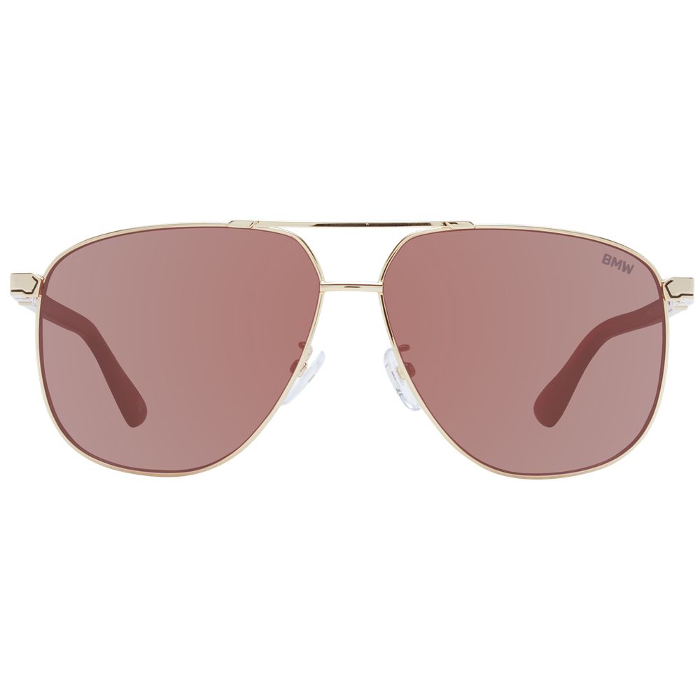 BMW Gold Metal Men's Sunglasses