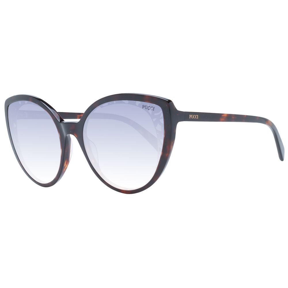 Emilio Pucci Brown Plastic Women's Sunglasses