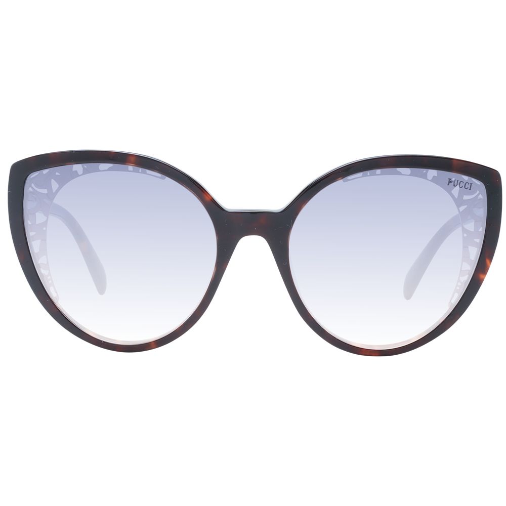 Emilio Pucci Brown Plastic Women's Sunglasses