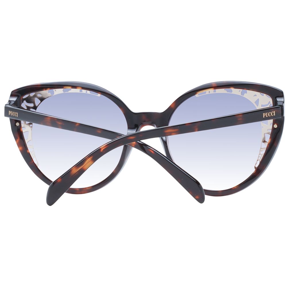 Emilio Pucci Brown Plastic Women's Sunglasses