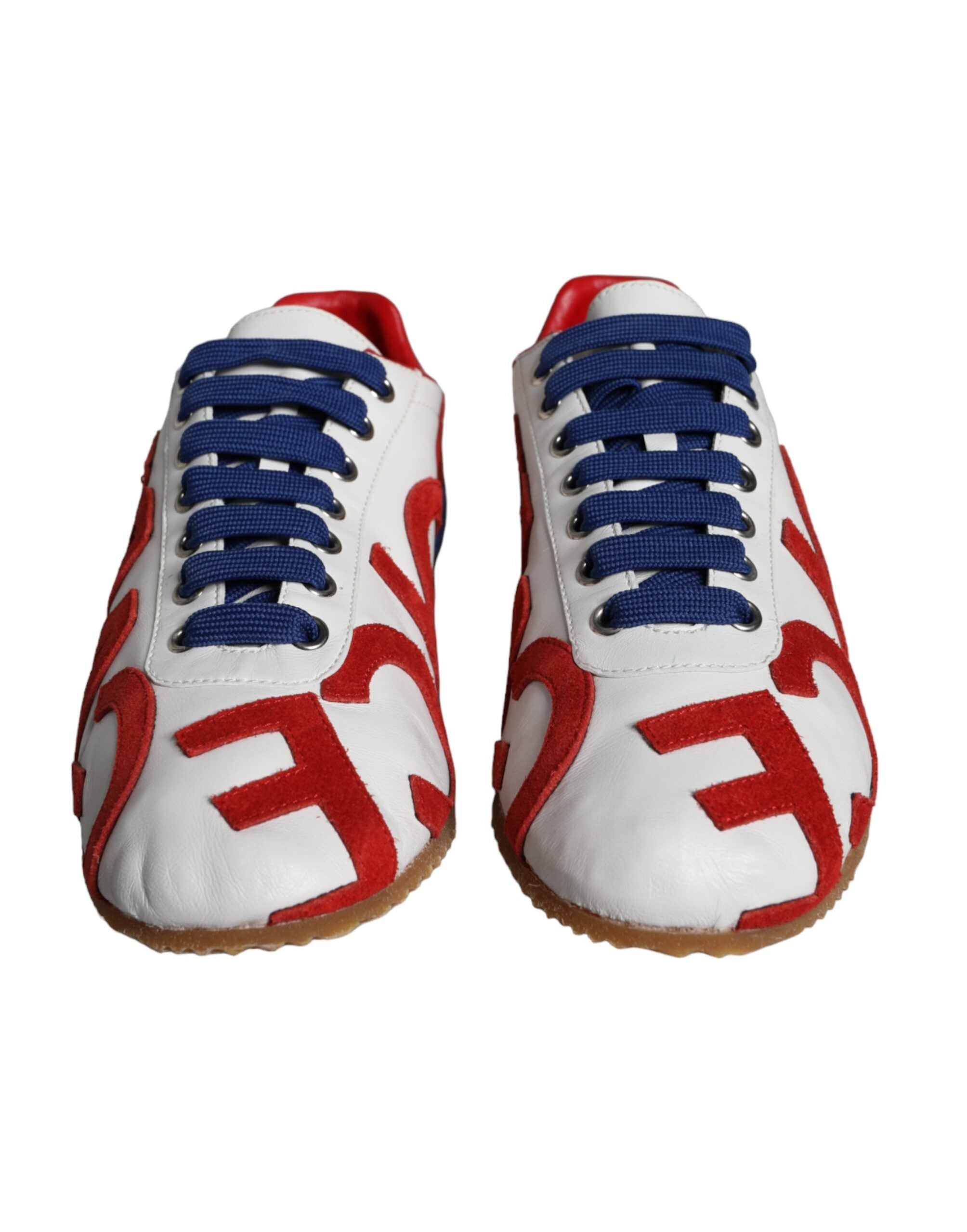 Dolce & Gabbana Multicolor Leather Logo Casual Sneakers Women's Shoes (Pre-Owned)