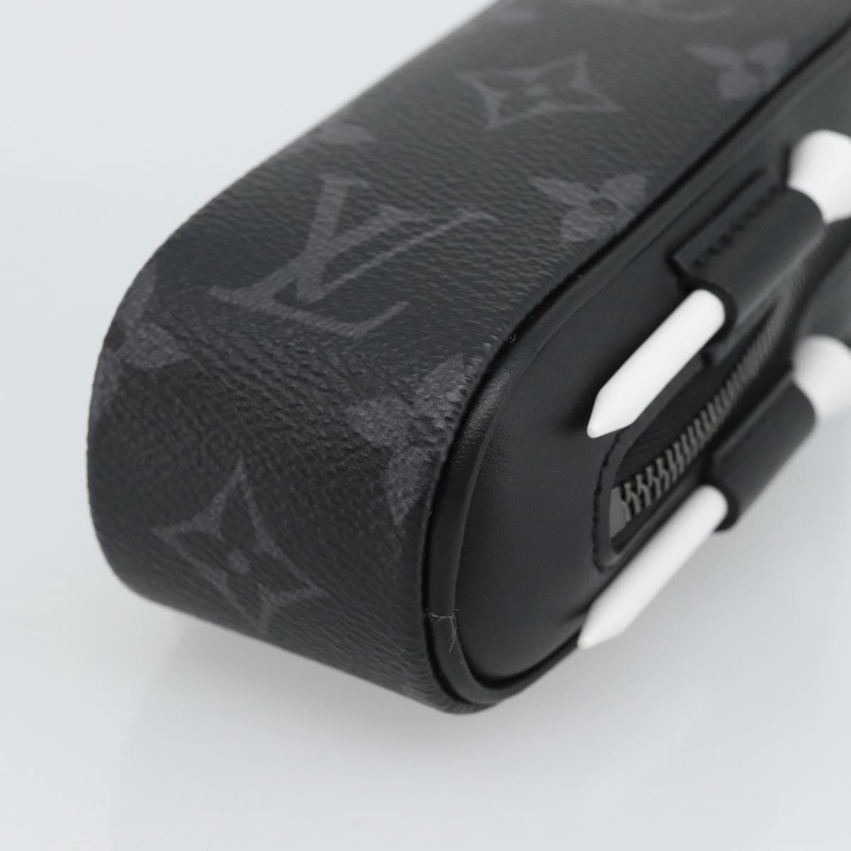 Louis Vuitton Golf Ball Case Monogram Black Canvas Clutche & Pouche Bag (Pre-Owned)
