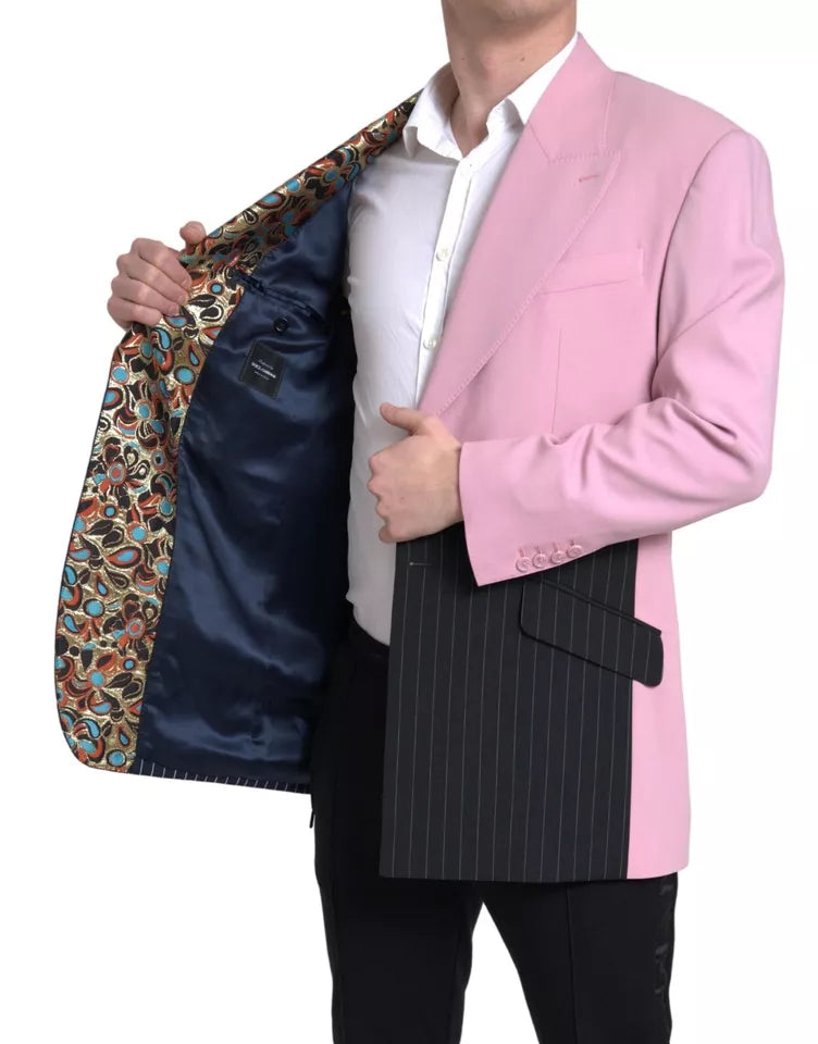 Dolce & Gabbana Multicolor Patchwork Single Breasted Men's Blazer (Pre-Owned)