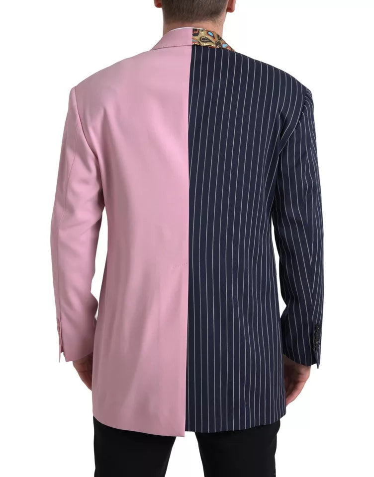 Dolce & Gabbana Multicolor Patchwork Single Breasted Men's Blazer (Pre-Owned)