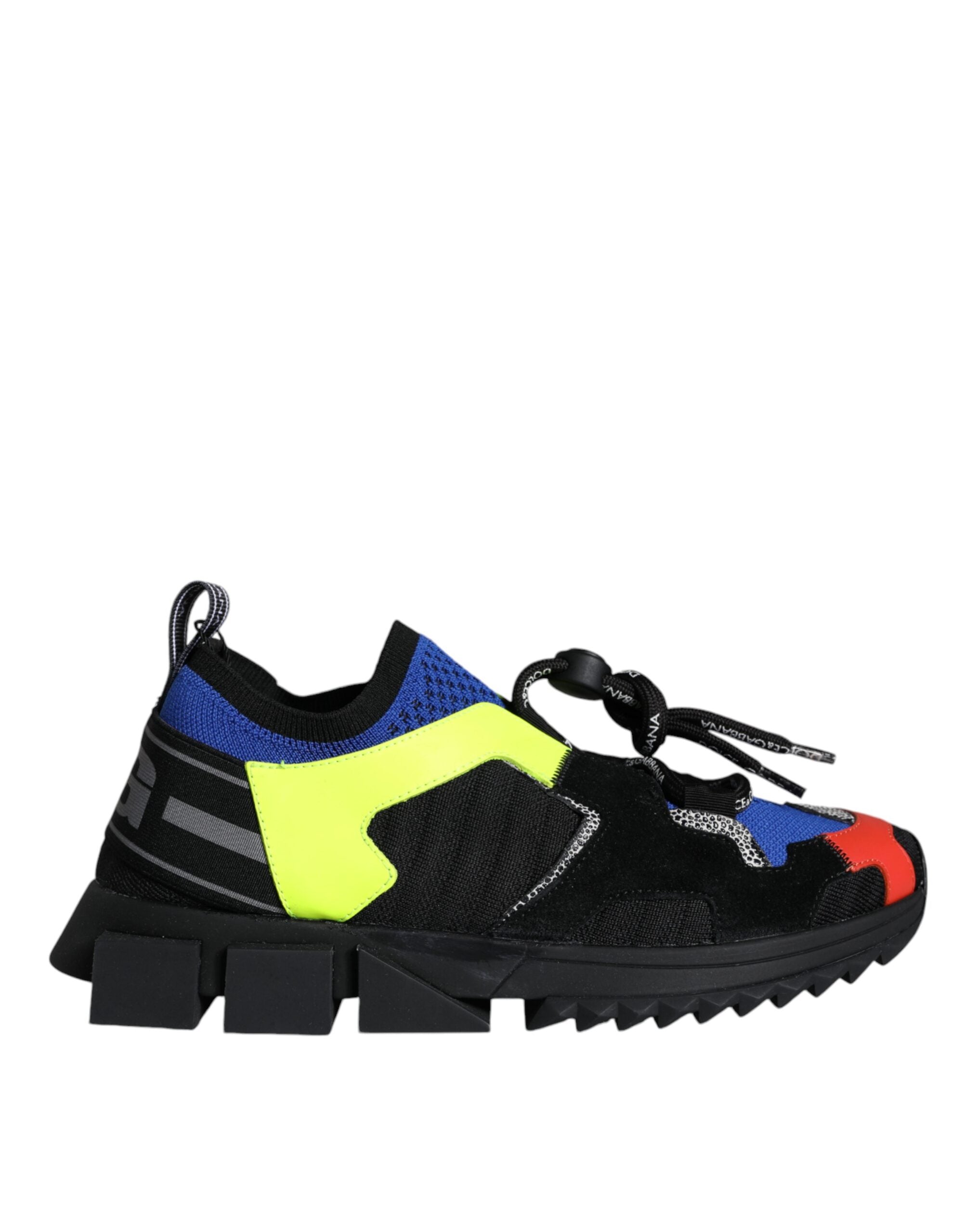Dolce & Gabbana Multicolor Mesh Sorrento Trekking Sneakers Women's Shoes