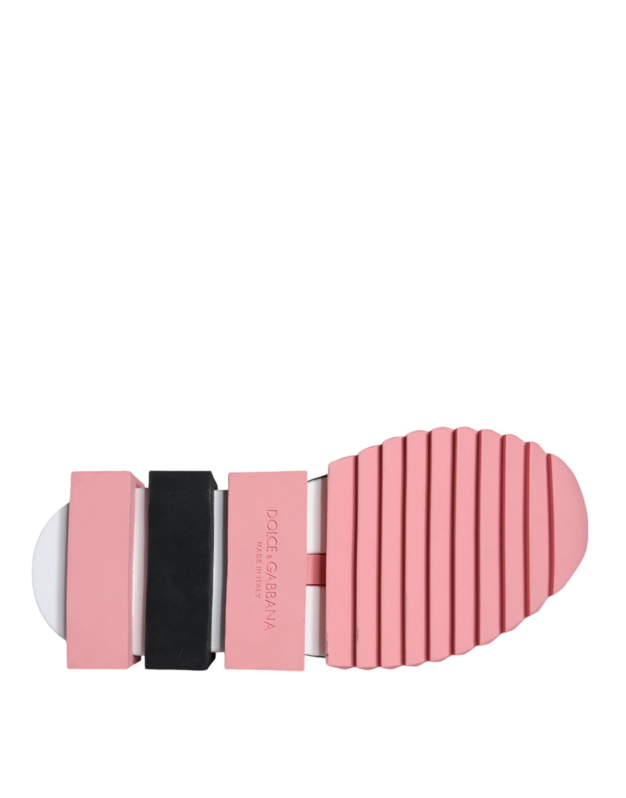 Dolce & Gabbana Multicolor Sorrento Socks Logo Sneakers Women's Shoes