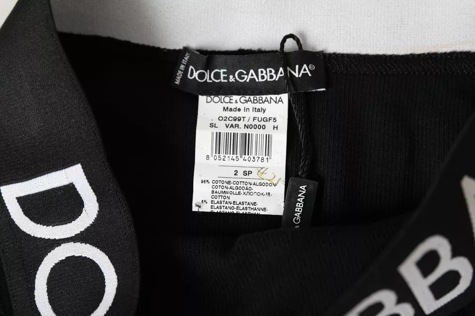 Dolce & Gabbana White Nylon Logo Waistband Panty Women's Underwear