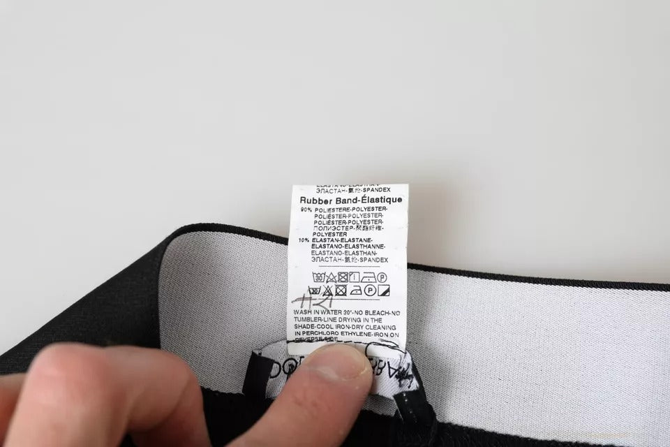 Dolce & Gabbana White Nylon Logo Waistband Panty Women's Underwear