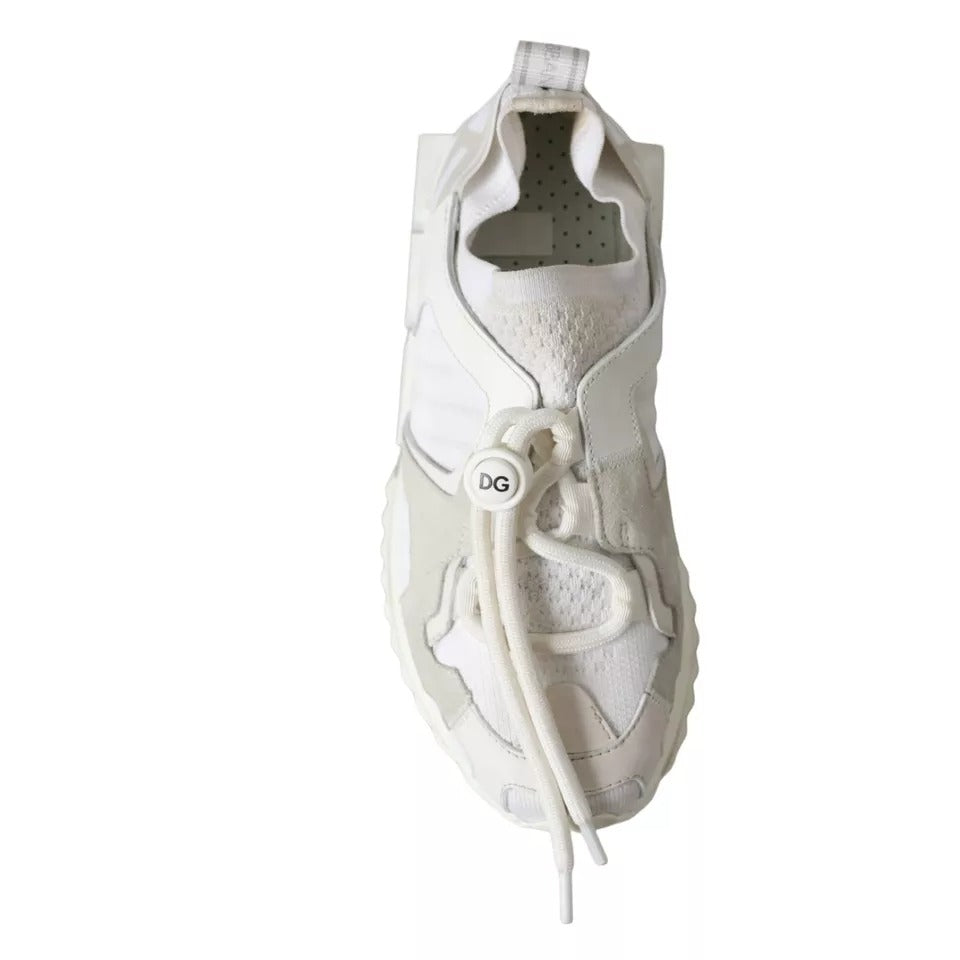 Dolce & Gabbana White Mesh Sorrento Trekking Sneakers Women's Shoes (Pre-Owned)