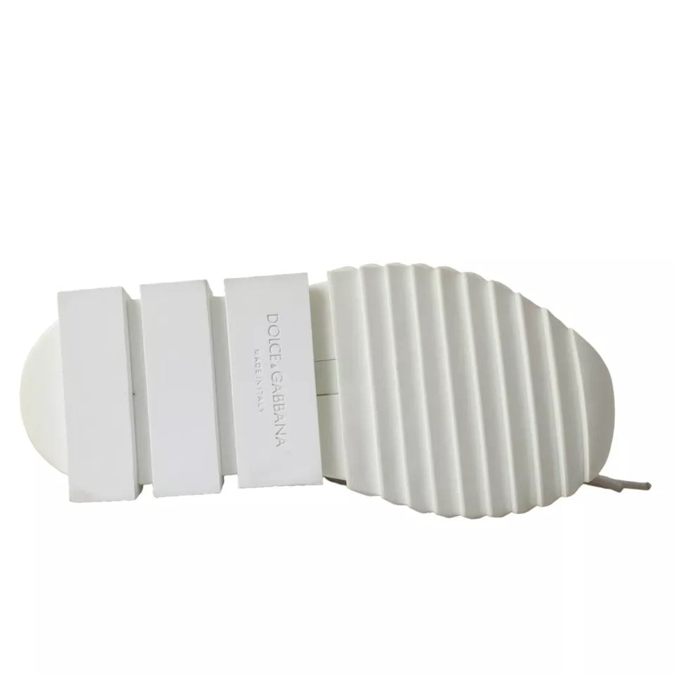 Dolce & Gabbana White Mesh Sorrento Trekking Sneakers Women's Shoes (Pre-Owned)