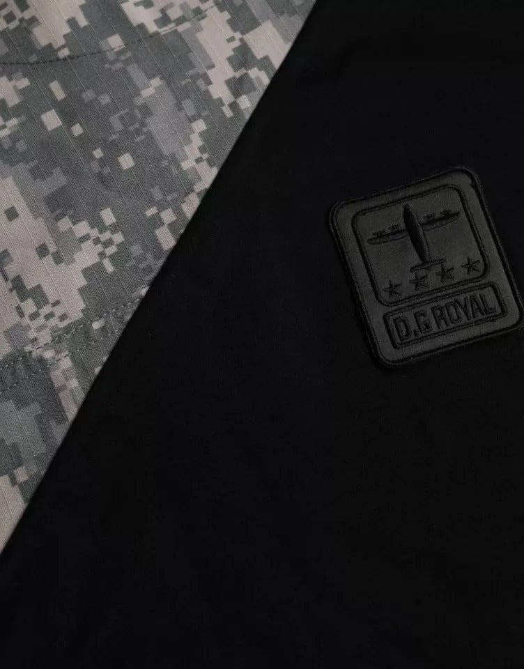 Dolce & Gabbana Multicolor Camouflage Cotton Round Neck Men Men's T-shirt