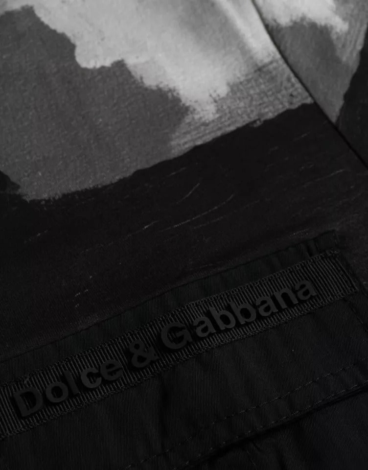 Dolce & Gabbana Multicolor Camouflage Cotton Crewneck Men's T-shirt