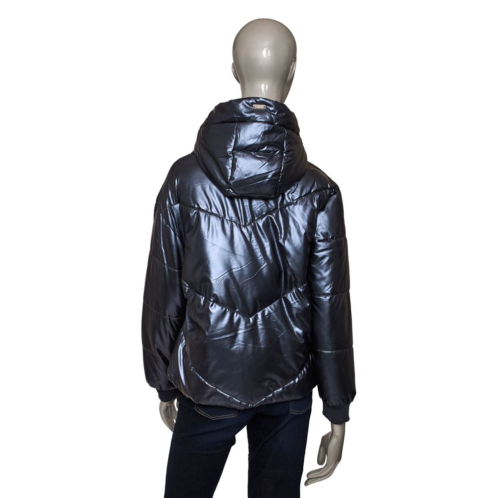 Baldinini Trend Blue Polyester Women Women's Jacket