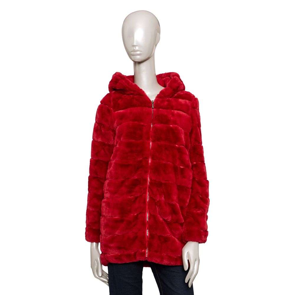 Baldinini Trend Red Polyester Women Women's Jacket