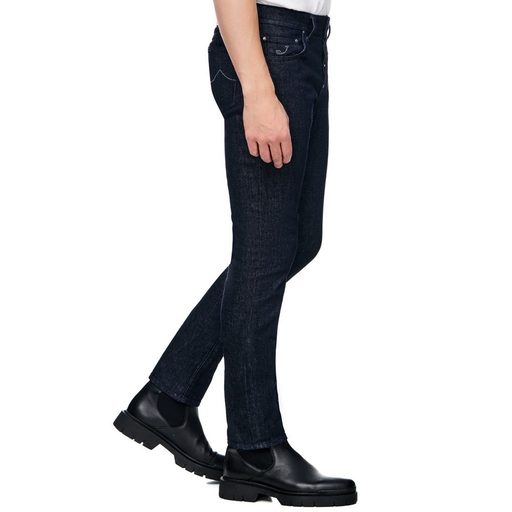 Jacob Cohen Blue Cotton Men Men's Jeans