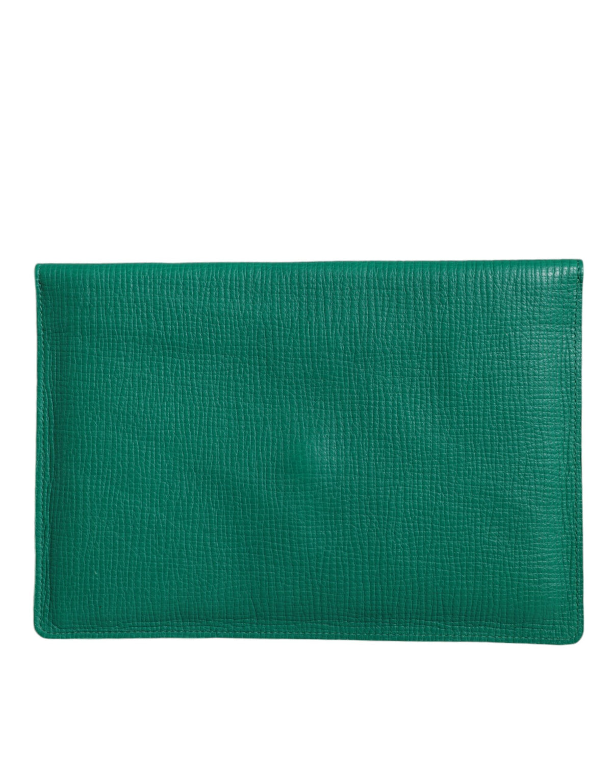 Dolce & Gabbana Green Leather Handbag Clutch Mini Purse Pouch Tablet Women's Case