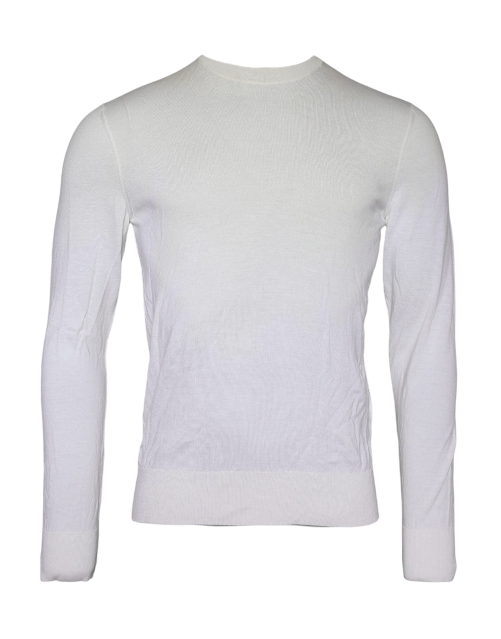 Dolce & Gabbana Off White Wool Turtle Neck Pullover Men's Sweater (Pre-Owned)