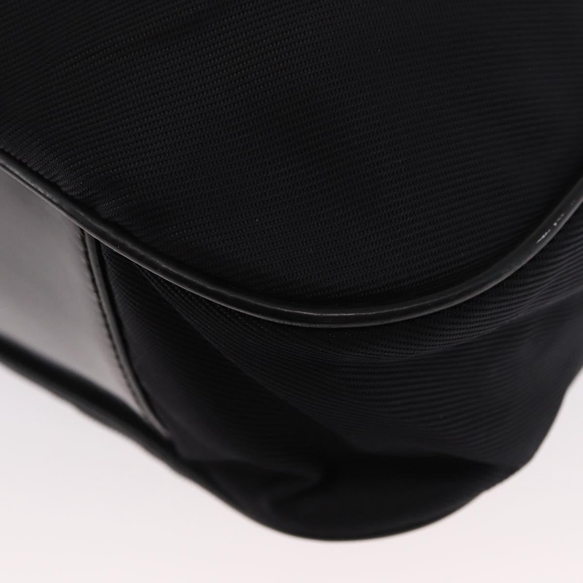 Gucci Vintage Bamboo Shoulder Canvas Black Canvas Shoulder Bag Bag (Pre-Owned)