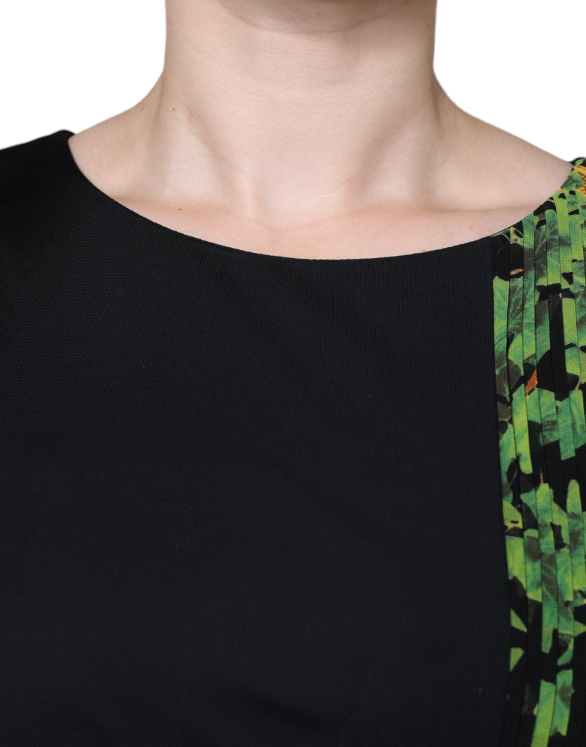 Roberto Cavalli Multicolor Floral Sheath Knee Length Women's Dress (Pre-Owned)