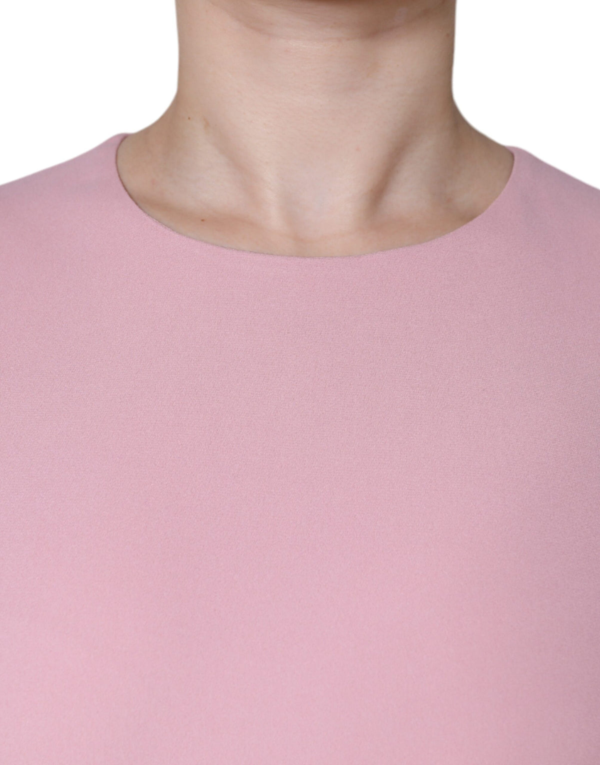 Dolce & Gabbana Pink A-line Viscose 3/4 Sleeves Women's Dress (Pre-Owned)