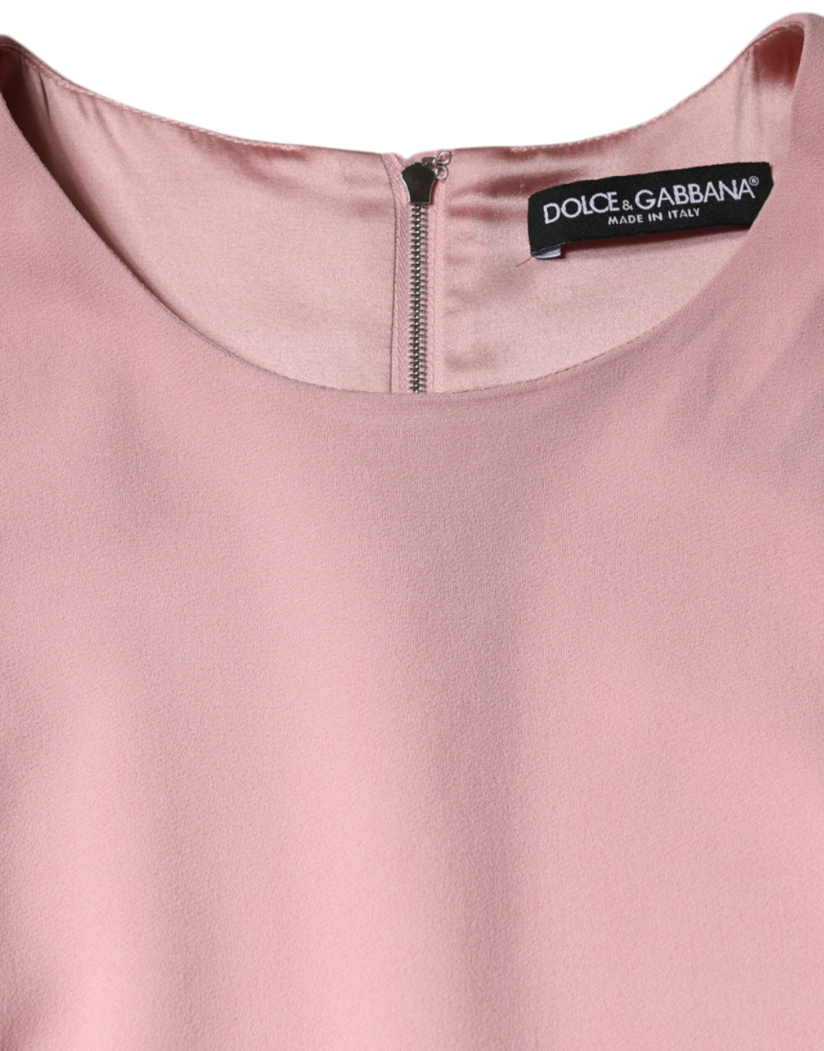 Dolce & Gabbana Pink A-line Viscose 3/4 Sleeves Women's Dress (Pre-Owned)