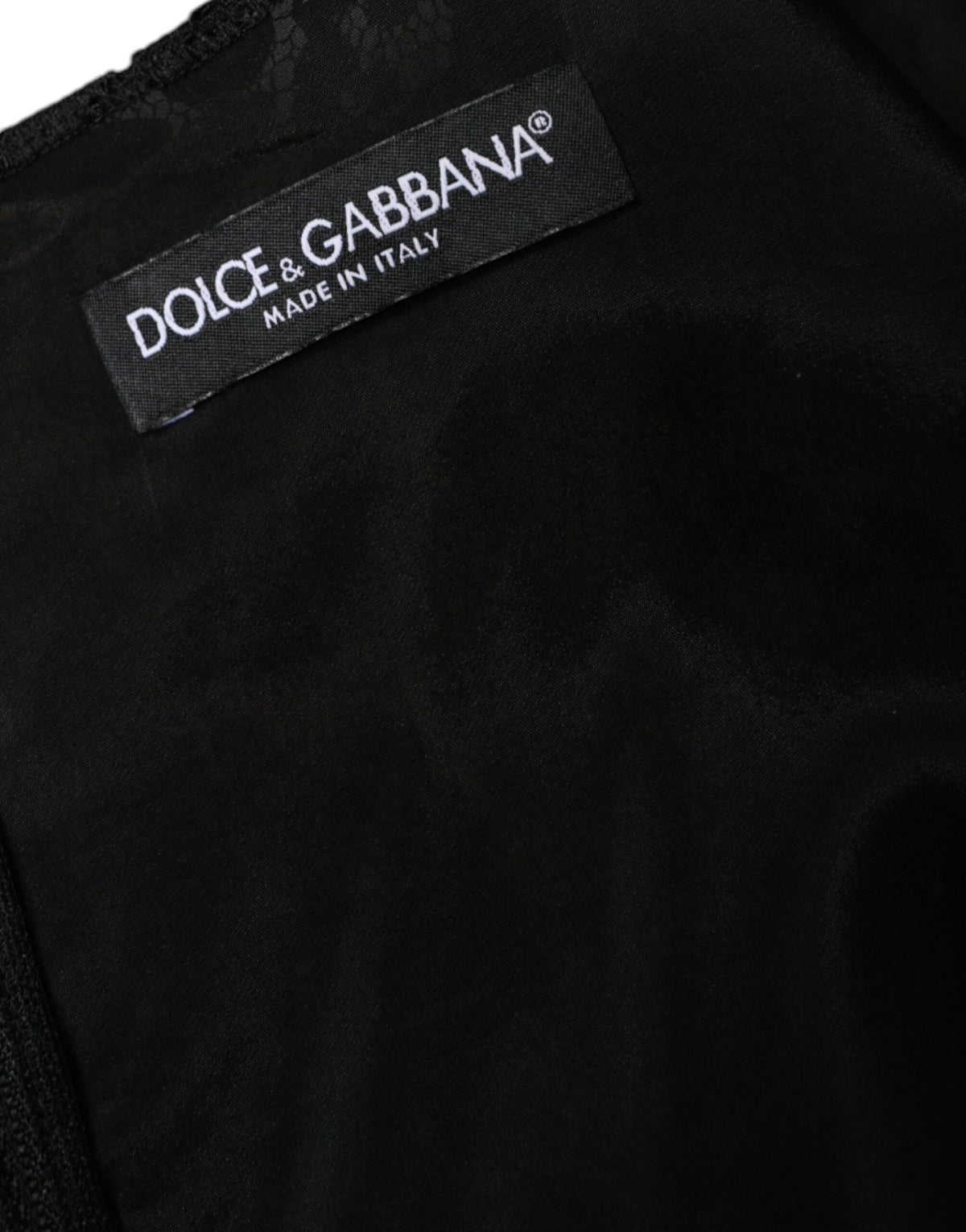 Dolce & Gabbana Black Floral Lace Sheath Sleeveless Mini Women's Dress