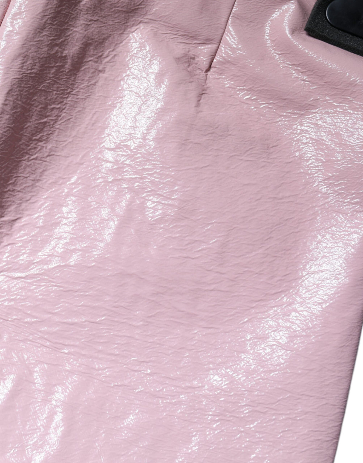 Dolce & Gabbana Glossy Pink Cotton High Waist Mini Women's Skirt (Pre-Owned)