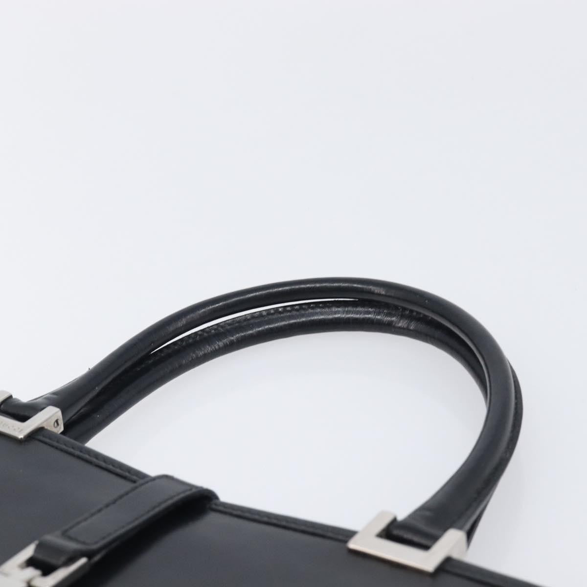 Gucci Jackie Leather Black Leather Tote Bag Bag (Pre-Owned)