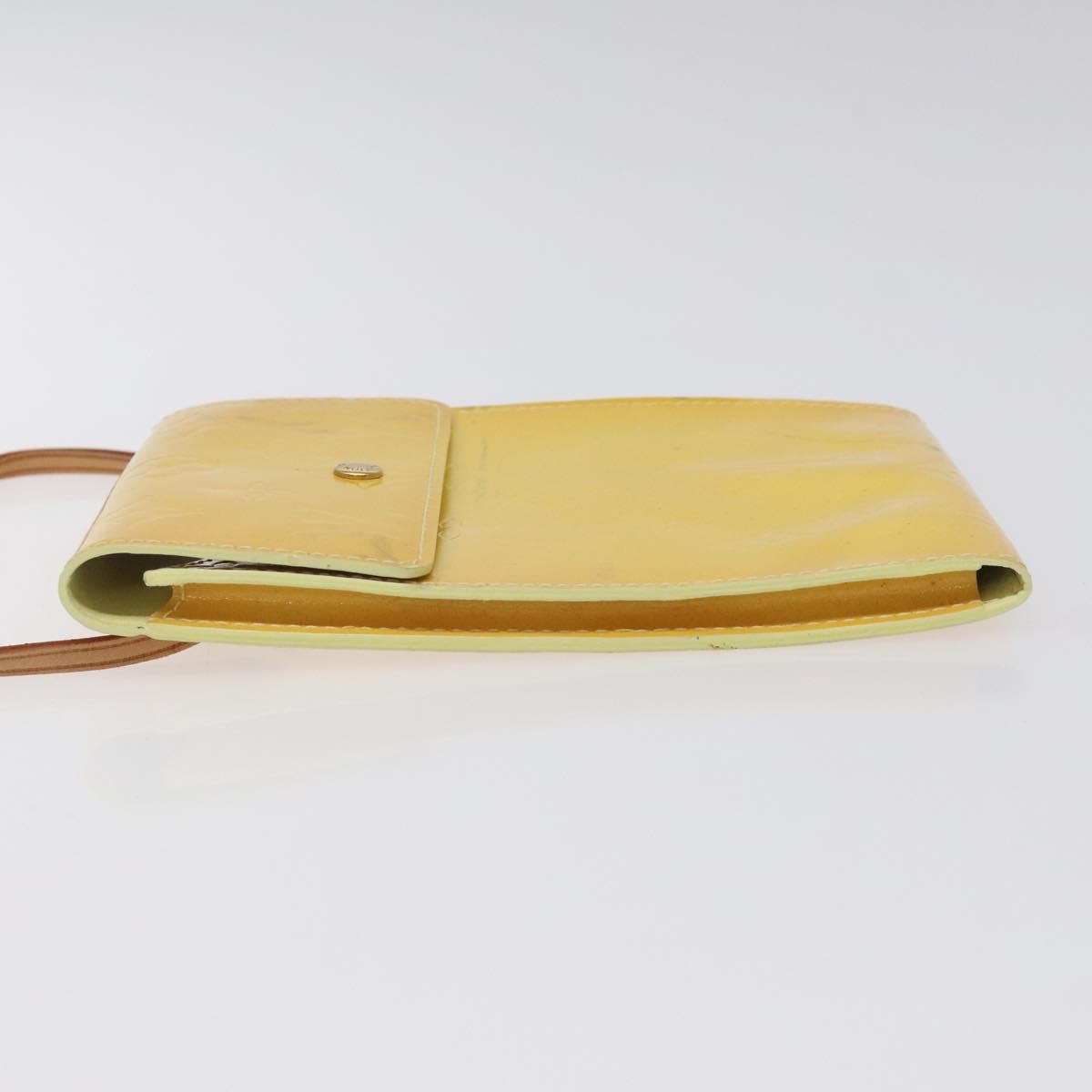 Louis Vuitton Kenmare Shoulder Patent Leather Yellow Patent_Leather Clutche & Pouche Bag (Pre-Owned)