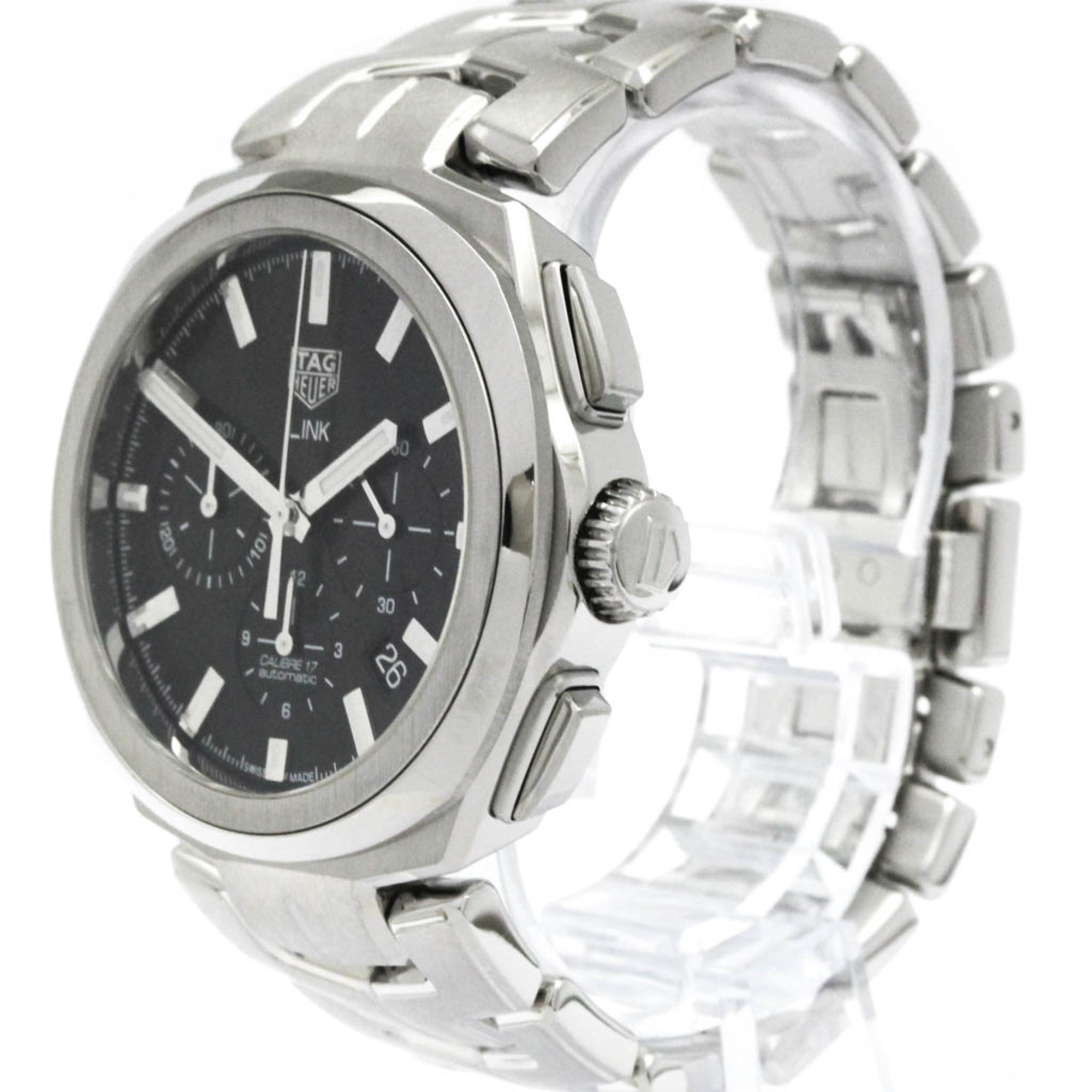 Tag Heuer Chronograph Calibre 17 Stainless Steel Watch (Pre-Owned)