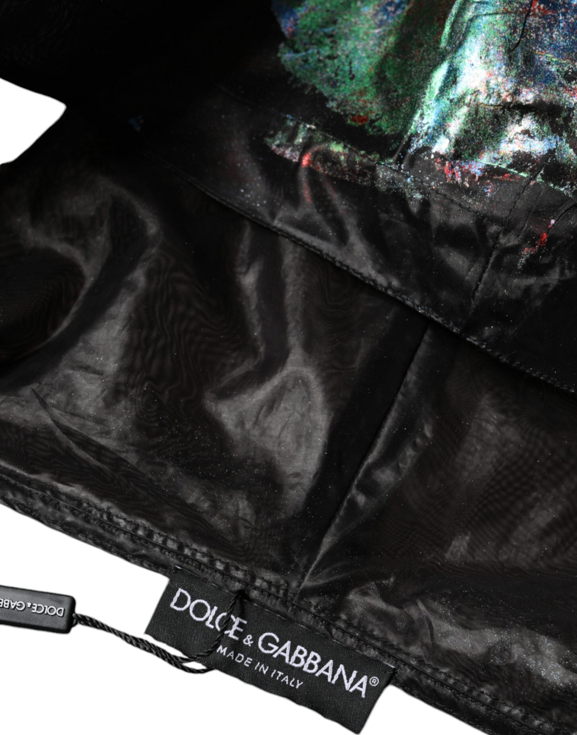 Dolce & Gabbana Multicolor Print Hooded Sweatshirt Women's Sweater