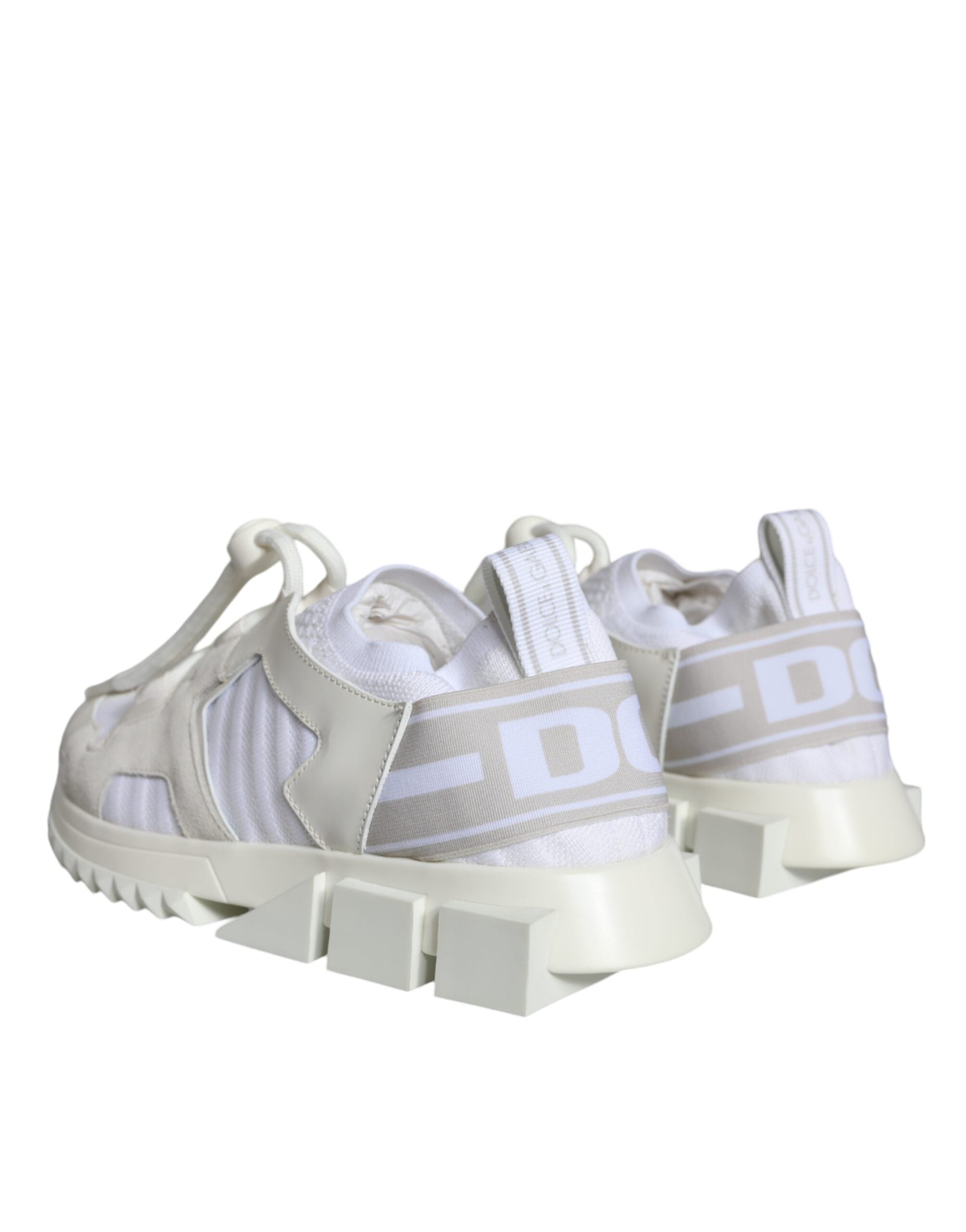 Dolce & Gabbana White Mesh Sorrento Trekking Sneakers Women's Shoes