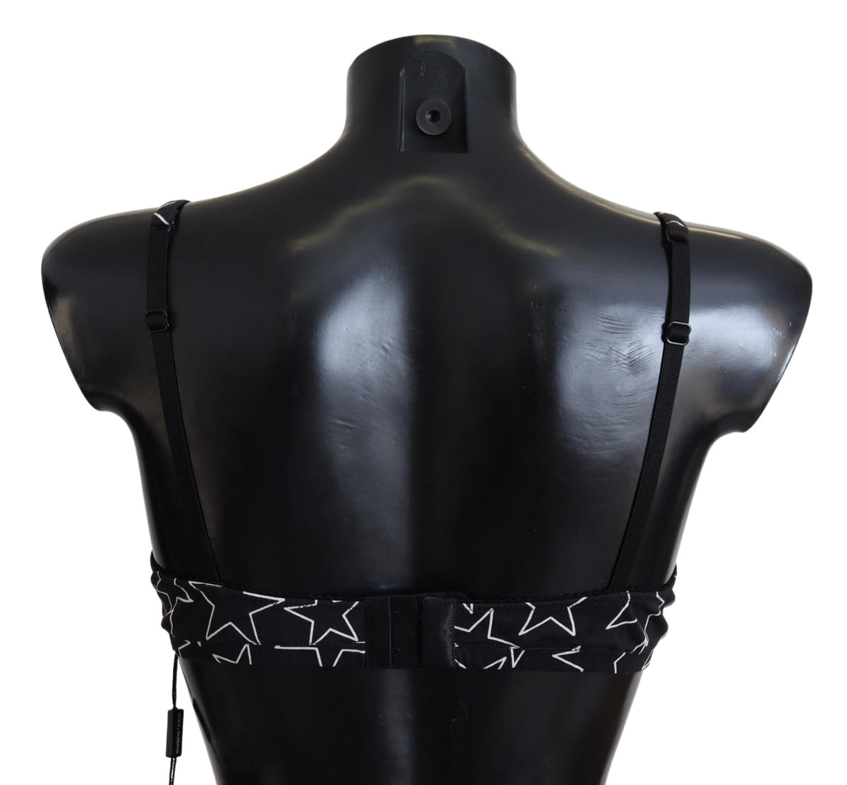Dolce & Gabbana Black Millennials Star Non Wire Cotton Bra Women's Underwear