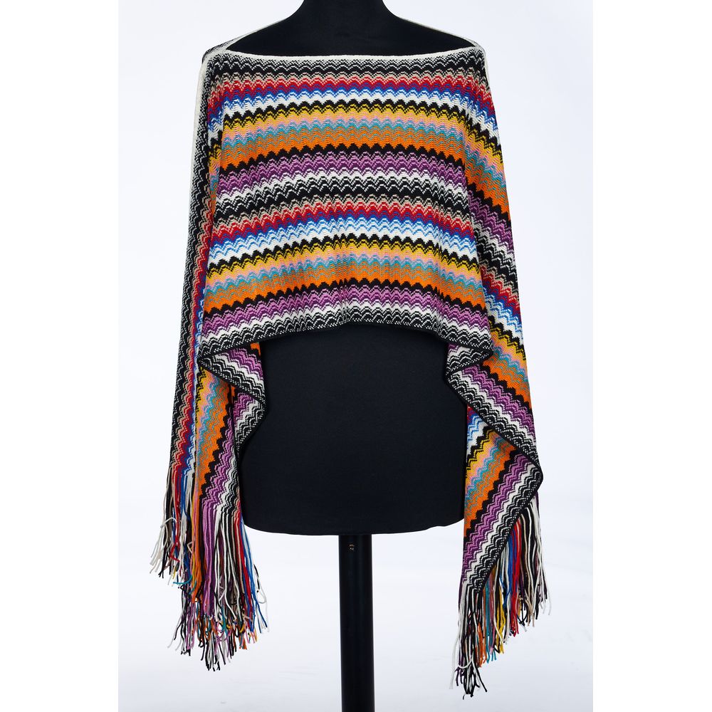 Missoni Multicolor Wool Women Women's Poncho