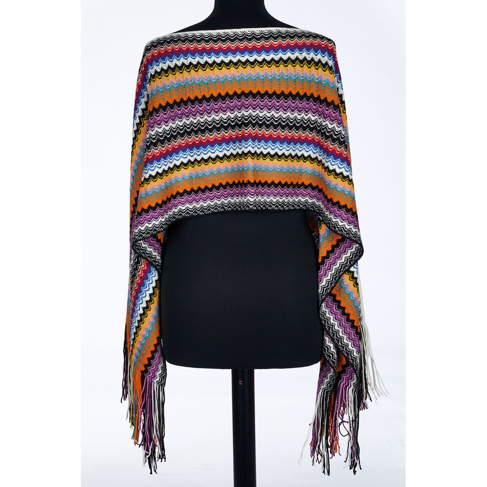 Missoni Multicolor Wool Women Women's Poncho
