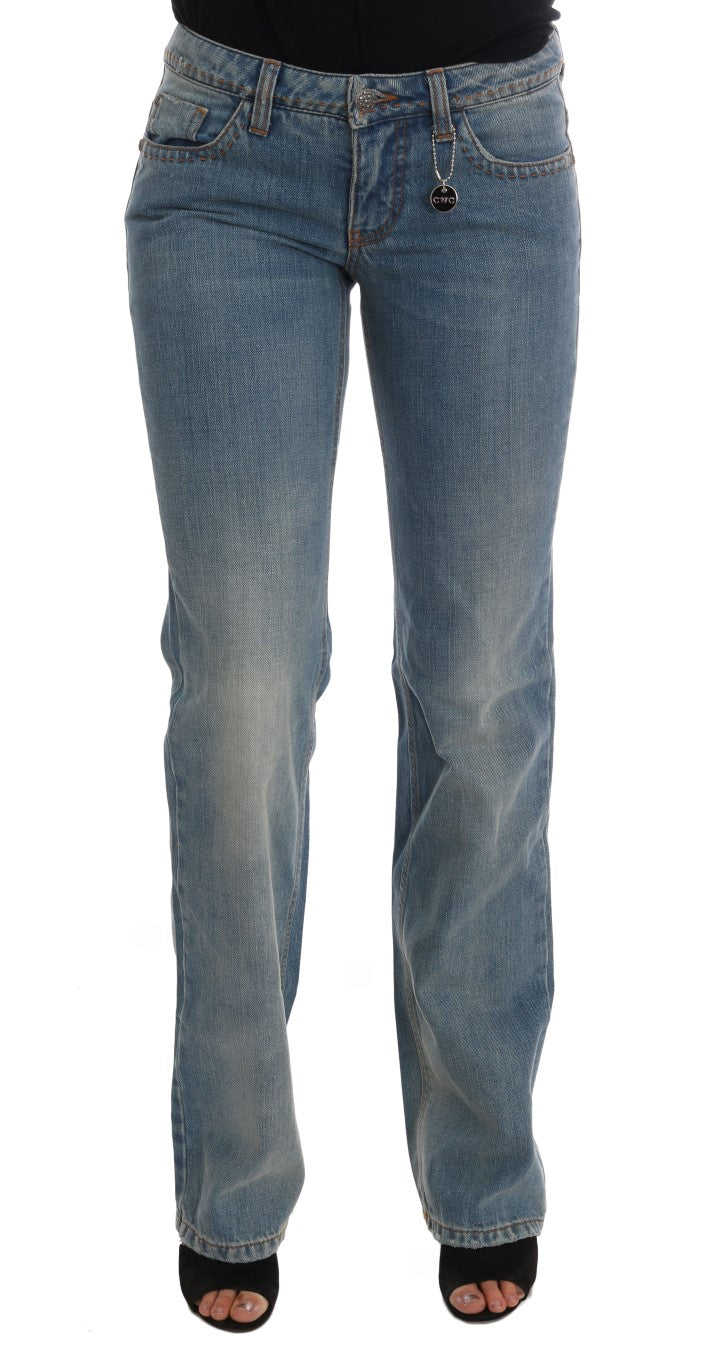Costume National Blue Wash Cotton Classic Women's Jeans
